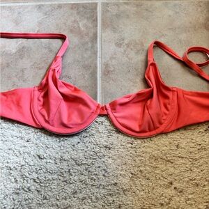 NWT SKATIE Women's Coral Bikini Top